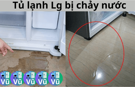 Tủ lạnh Lg bị chảy nước