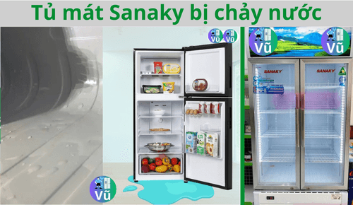 Tủ mát Sanaky bị chảy nước