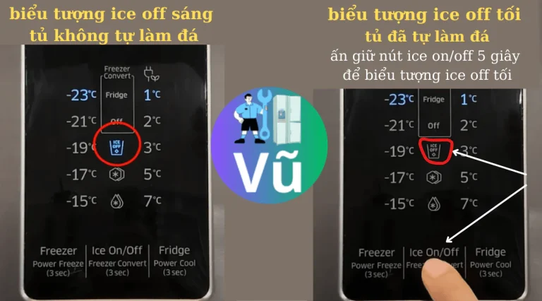 nguyên nhân tủ lạnh samsung không rơi đá