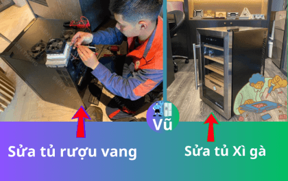 sửa tủ rượu vang, sửa tủ xì gà