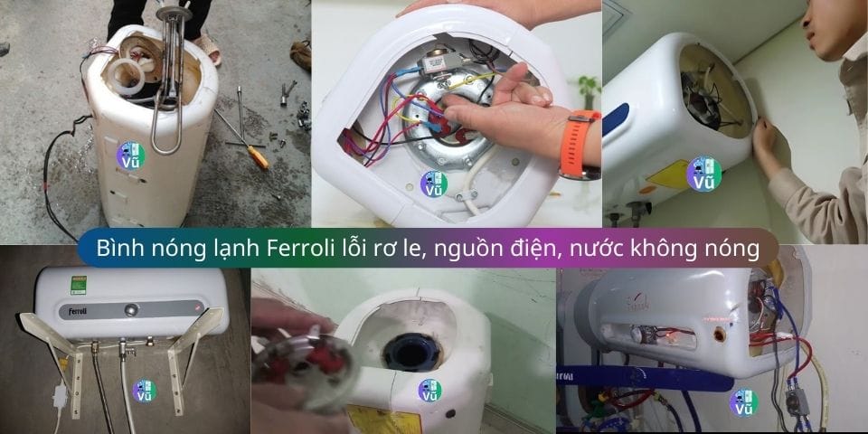 sửa bình nóng lạnh Ferroli 