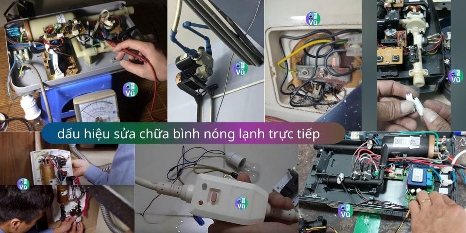 sửa chữa bình nóng lạnh trực tiếp 