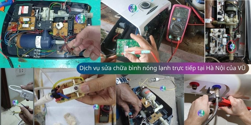 sửa chữa bình nóng lạnh trực tiếp