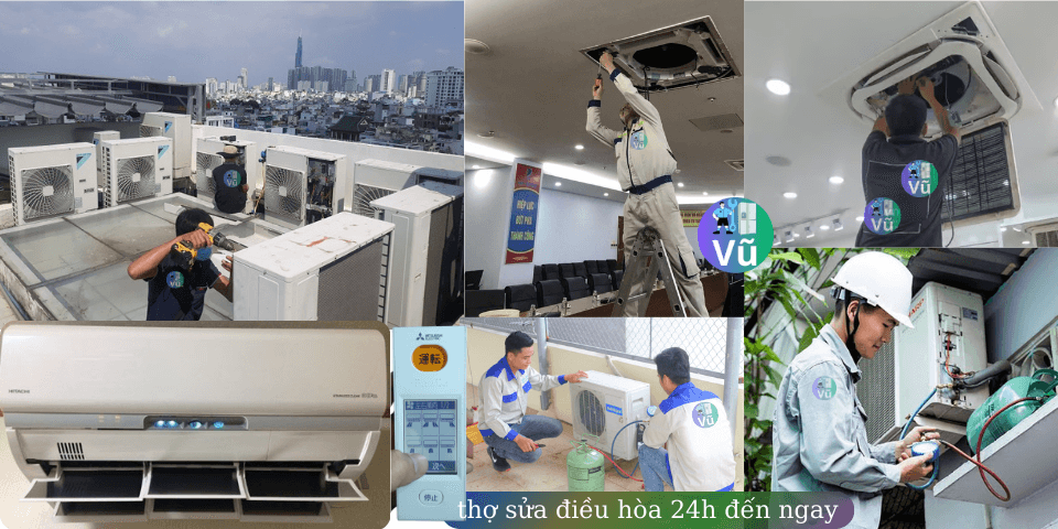 thợ sửa điều hòa 24h đến ngay