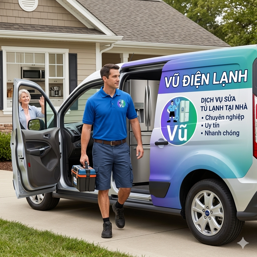 Dịch vụ sửa tủ lạnh tại nhà của Vũ Điện Lạnh