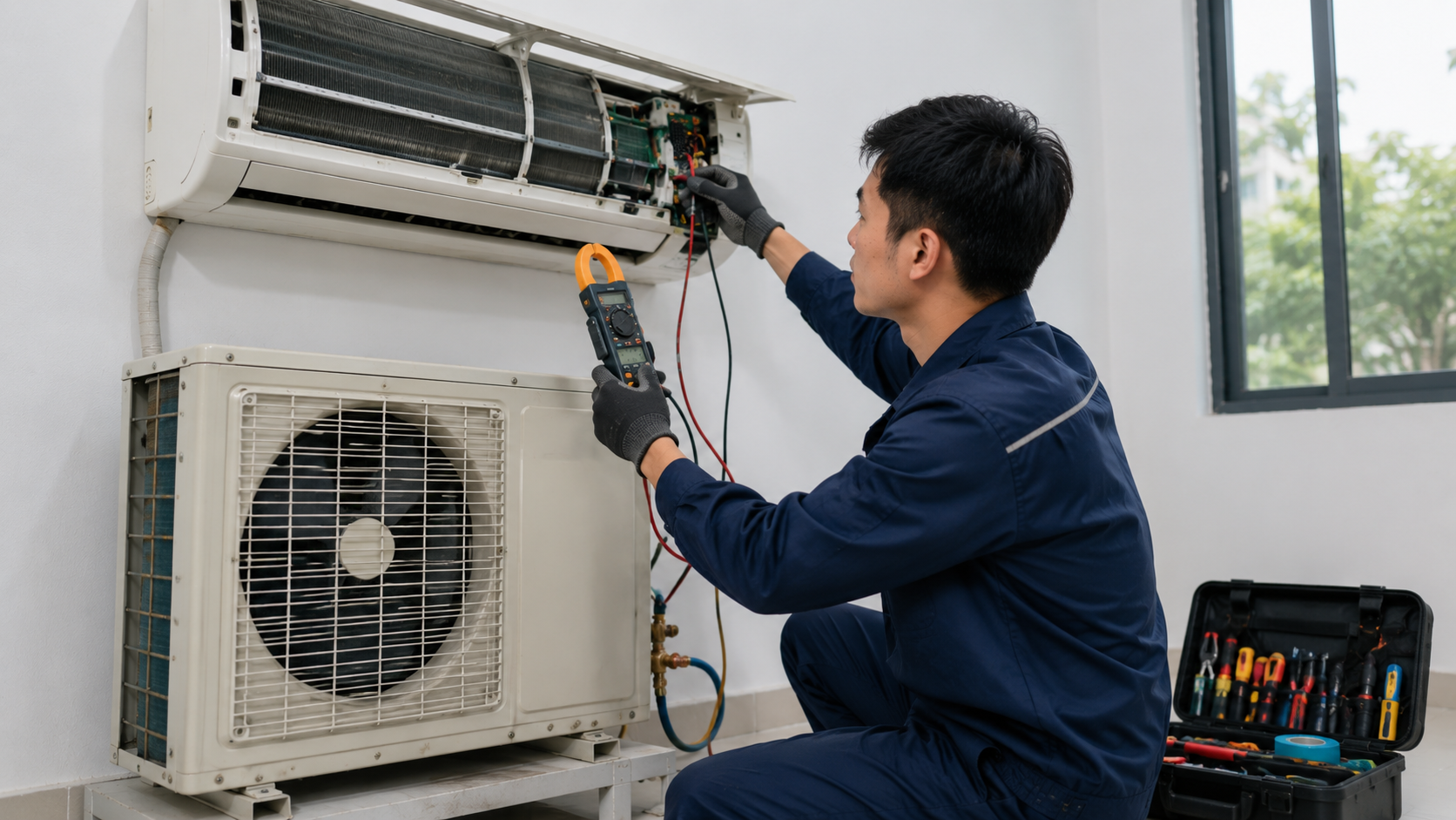 Kiểm tra điều hòa cũ trước khi mua