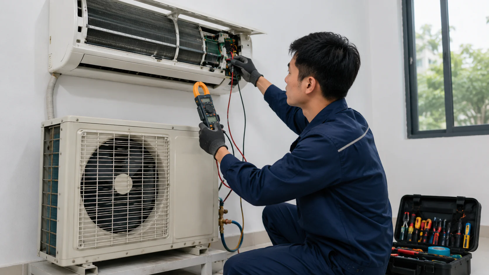 Kiểm tra điều hòa cũ trước khi mua
