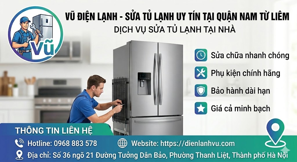 Sửa tủ lạnh quận Nam Từ Liêm
