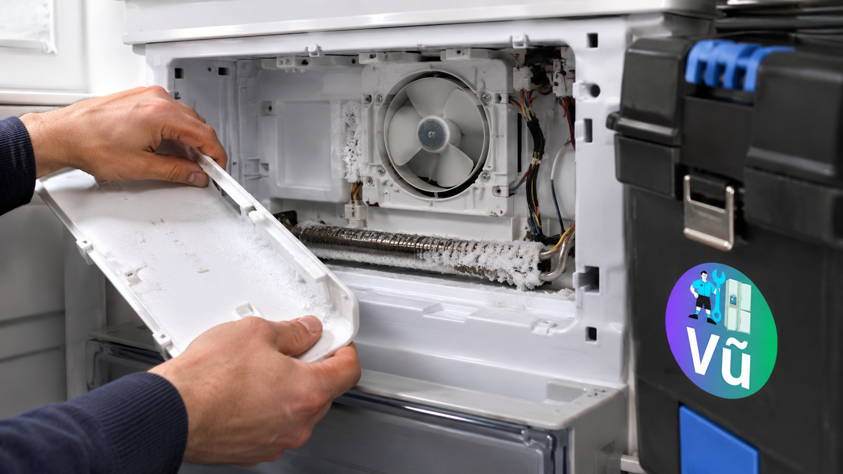 Hướng dẫn kiểm tra và sửa lỗi E4 hỏng cảm biến xả đá trên tủ lạnh Beko công nghệ NeoFrost.