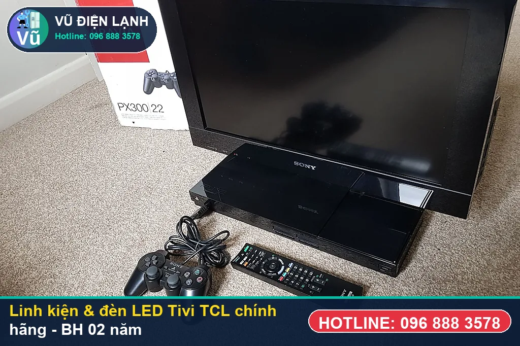 Bộ thanh đèn LED nền, bo nguồn, bo T-Con chính hãng dùng để sửa tivi tcl kèm bảo hành 02 năm
